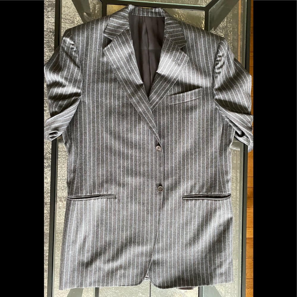 Canali Jacket Blazer Italy Italian 52 42 R Wool